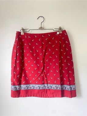 Vintage Susquehanna Trail Outfitters Watering Can Wrap Skirt